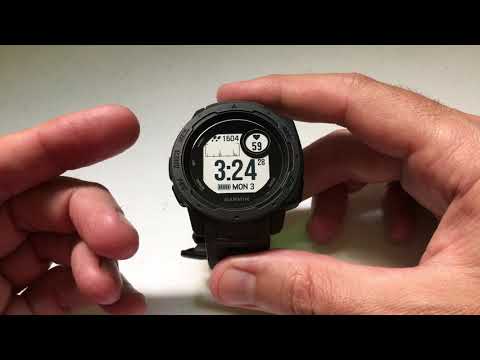 Garmin Instinct - Activity Tracking On/Off