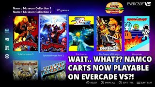 Wait.. What??? NAMCO Carts Now Playable On EVERCADE VS?! (AS STANDARD!!)