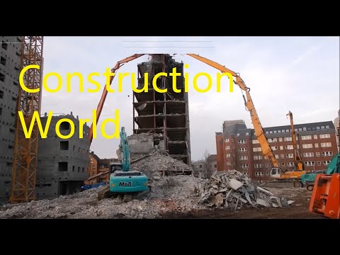 Excavator  Liebherr 974 und Hitachi KMC 870  telescopic boom