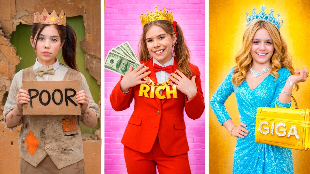 Poor Princess vs.Rich Princess stories for Kids