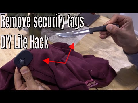 How To Remove A Clothes Security Tag