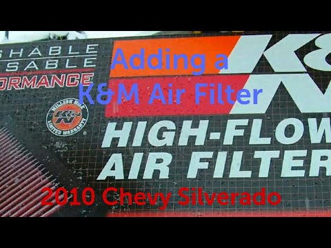 Replacing the Truck Air Filter with a New K&N Lifetime Filter