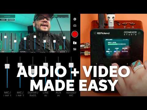Roland GO:MIXER STUDIO | Portable Multi-Channel Mixer & Audio Interface | Perfect for Content Creators & Musicians | Studio-Grade Audio Quality | Onboard FX video review thumbnail