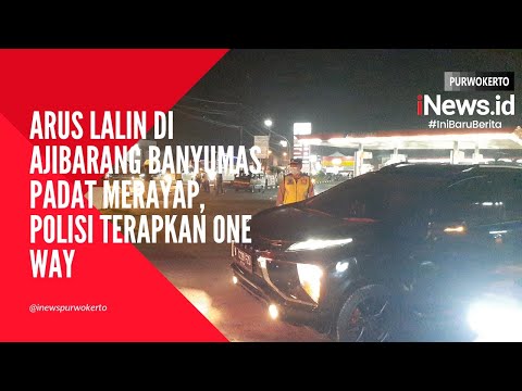 Arus Lalin di Ajibarang Banyumas Padat Merayap, Polisi Terapkan One Way