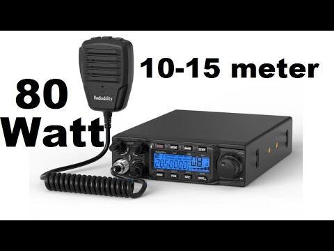 Radioddity QT80 AM/FM/SSB/CW 80 WATT Ham + CB RADIO + DX test