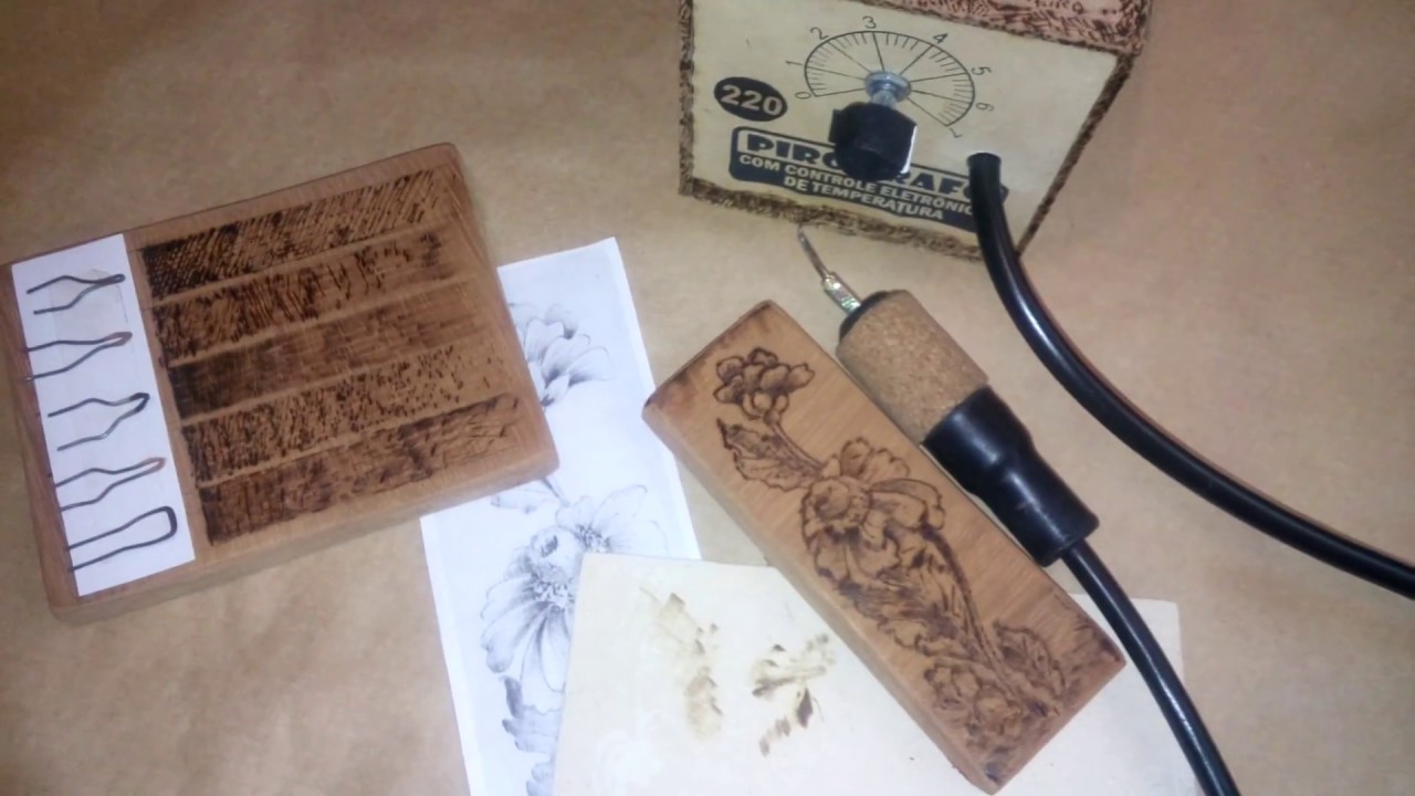 Pirografia técnicas