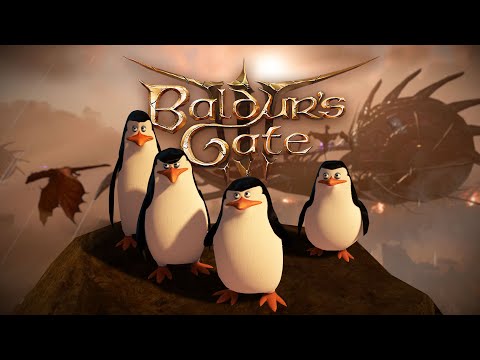 Penguins of Baldur's Gate 3