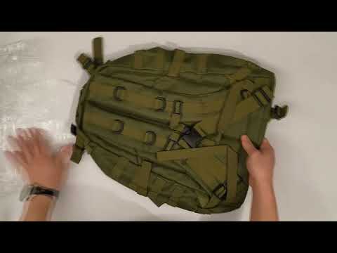 Тактический рюкзак военный штурмовой большой, туристический рюкзак для охоты и рыбалки Оливковый - фото 1 - id-p3115177540