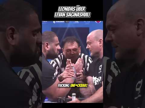 Leonidas über den besten Armwrestler der Welt! 😳😟 #leonidasarkona #armwrestling