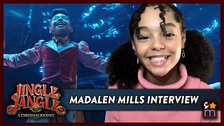 Netflix's JINGLE JANGLE Star MADALEN MILLS Shares Casting Story & Favorite On Set Moments video