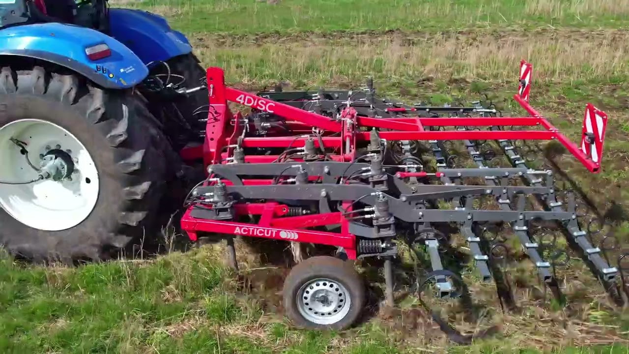 4DISC ActiCut 450 ultrasekély MinTill kultivátor – hatékony talajművelés és gyomirtás