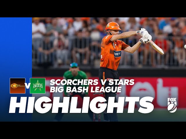 Perth Scorchers vs Melbourne Stars | BBL Highlights | Fox Cricket