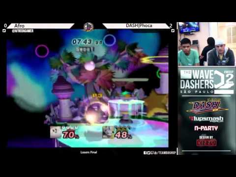 Wavedashers 2 Project M 3.6 Losers Finals - Afro [Peach/Kirby] vs DASH|Phoca [Charizard]