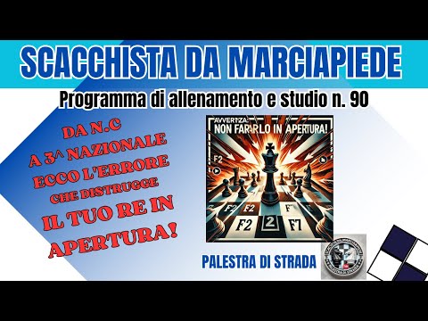Programma di allenamento studio n  90   Sicurezza del Re in apertura