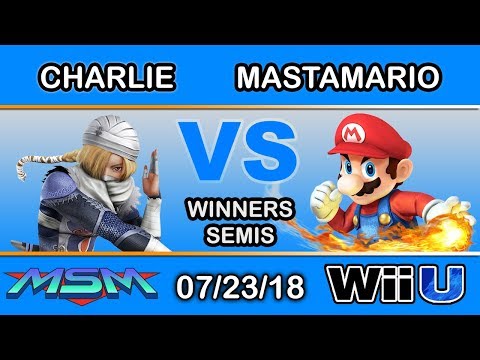 MSM 156 - Charlie (Sheik) vs Mastamario (Mario) Winners Semi - Smash 4