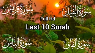 Download lagu Last 10 Surahs Of Quran || 10Surah In Beautiful Voice HD | @Msadeeq 059 mp3
