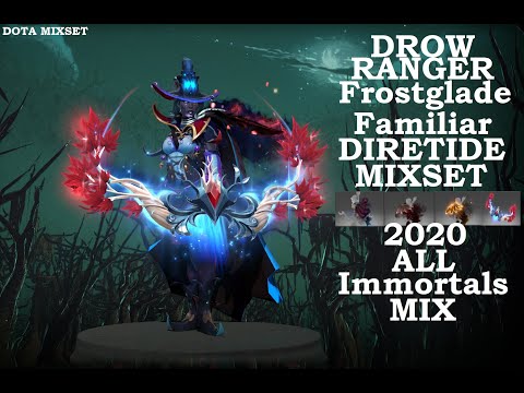 DROW RANGER Frostglade Familiar Immortal Mixset! Diretide 2020 Set Mixset!