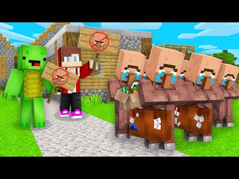 Why Did Mikey and JJ Kick Villagers Out Of The Village in Minecraft? (Maizen)