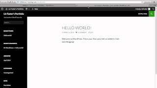WordPress: Exploring the Appearance options