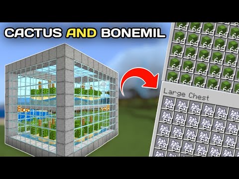 Unbelievable Minecraft 2.O: Insane Cactus Farm!