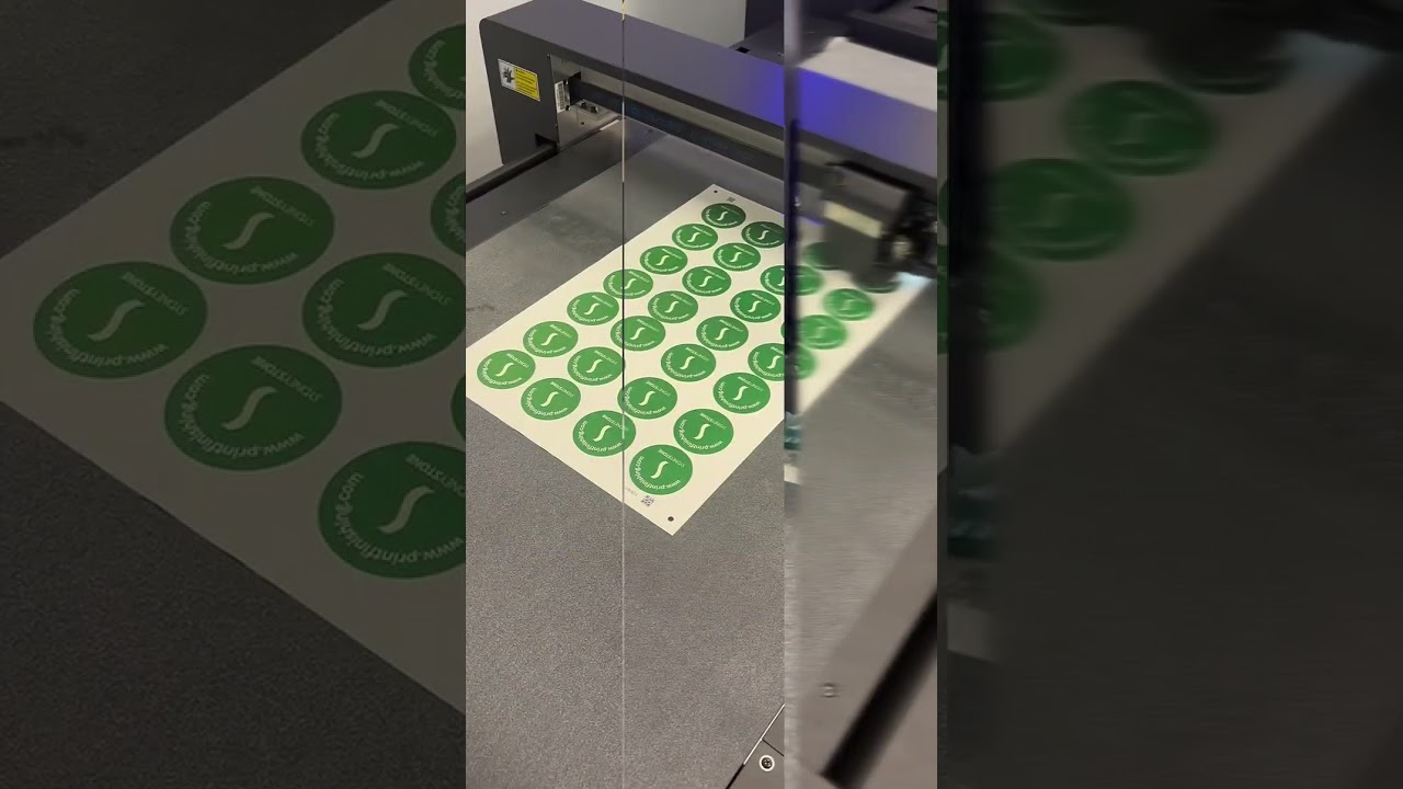 Create awesome stickers with the Morgana ColorCut Digital Flatbed Cutter!