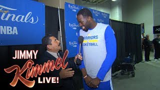 Guillermo vs LeBron James at 2017 NBA Media Day