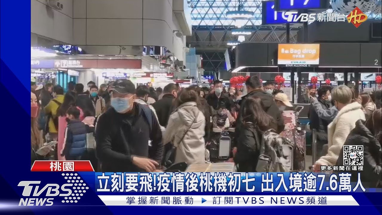 立刻要飛！疫情後桃機初七　出入境逾7.6萬人
