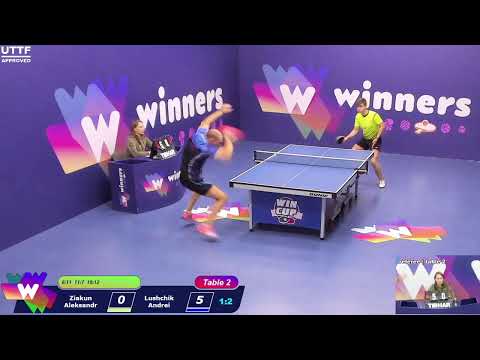 WINners CUP table 2  01.11 Ziakun Aleksandr - Lushchik Andrei  14:15
