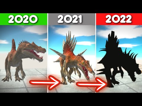 Spinosaurus Evolution in ARBS - 2020 - 2022 | Animal Revolt Battle Simulator