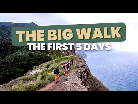 Hiking across MADEIRA from EAST to WEST (The Big Walk 2023)
