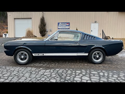 1965 Shelby GT 350 Nightmist Blue Tribute