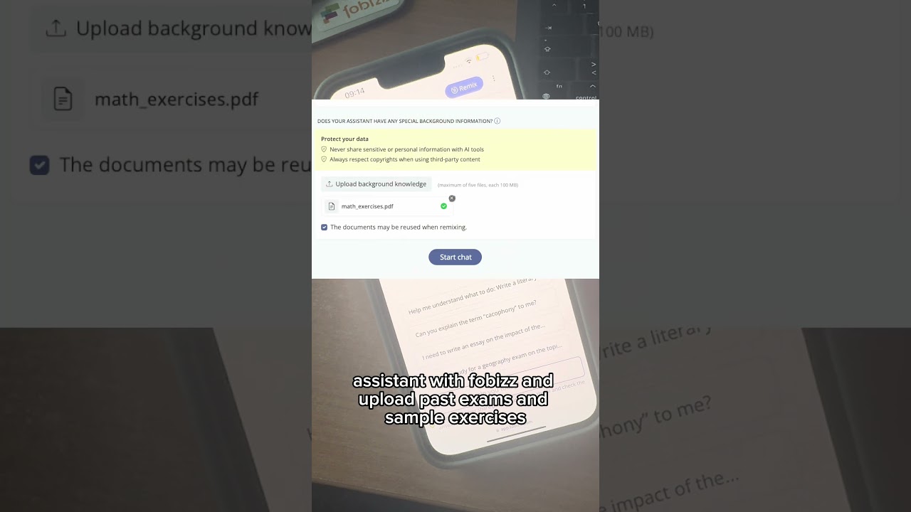 Prepare Your Students Smarter with a Customizable AI Exam Assistant | fobizz