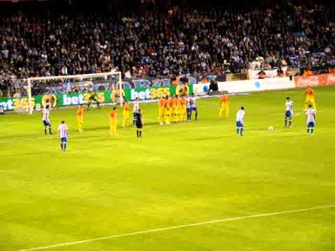 Gol de Pizzi frente Barsa