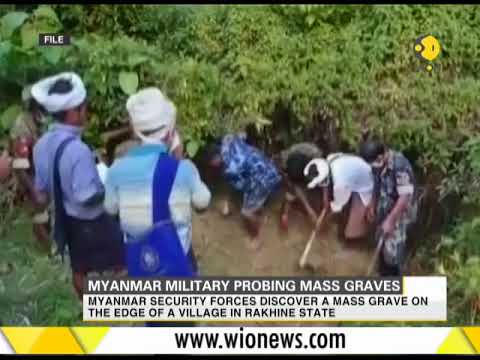 Myanmar military probing mass graves