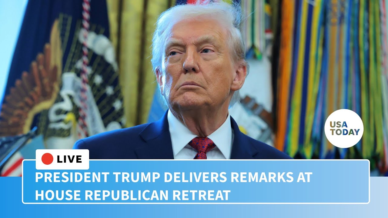 Watch live: President Trump to deliver remarks at House Republicans retreat