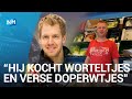 Viervoudig wereldkampioen Sebastian Vettel doet boodschappen in Zandvoort