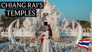 3 BEST TEMPLES IN CHIANG RAI (With the NEWEST Built Temple) - Vlog #201