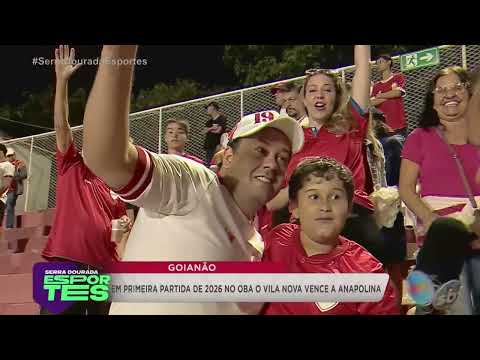 Vila Nova defeats Anapolina 3-2 at OBA.