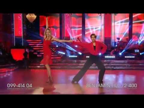 Benjamin Wahlgren och Sigrid Bernson -- dance fusion: rumba och quickstep - Let's Dance (TV4)