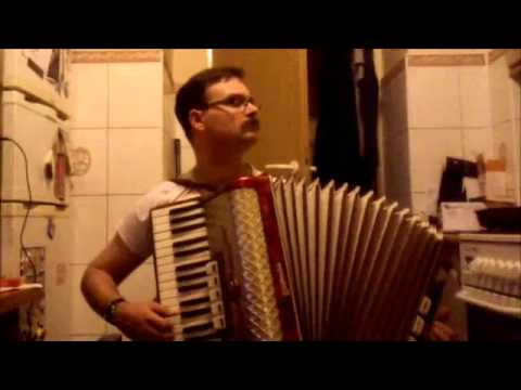 Коробушка (Korobushka) on accordion (Tetris) - гармонь