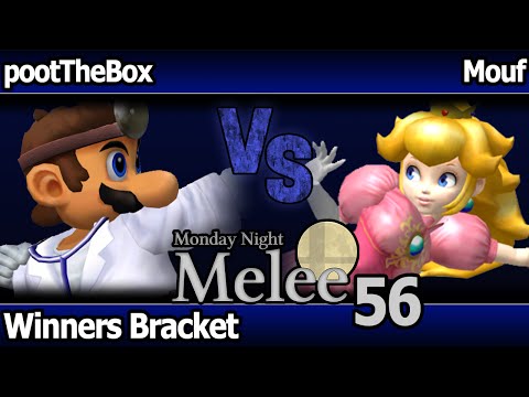 MNM 56 Melee - pootTheBox (Dr. Mario) vs Mouf (Peach) - Winners Bracket
