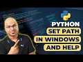 #7 Python Tutorial for Beginners | Python Set Path in Windows and Help