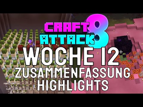 Craft Attack 8 KOMPLETTE WOCHE 12 ZUSAMMENFASSUNG - Jeder Teilnehmer| Von Fan für Fans | Urutox