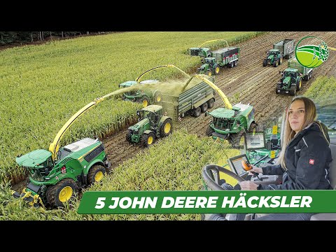 Maishäckseln mit den neuesten  JOHN DEERE Feldhäckslern
