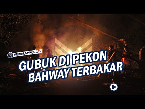 Sebuah Gubuk di Pekon Bahway Terbakar, Satu Ton Lebih Kopi H