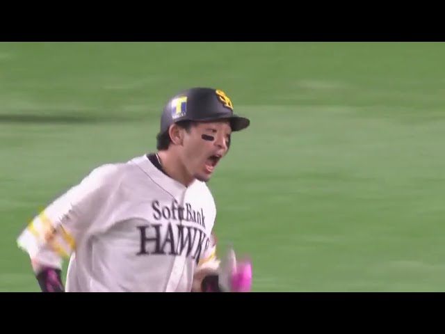 【3回裏】熱男の同点弾!! ホークス・松田の13号ソロホームラン!! 2020/11/9 H-L