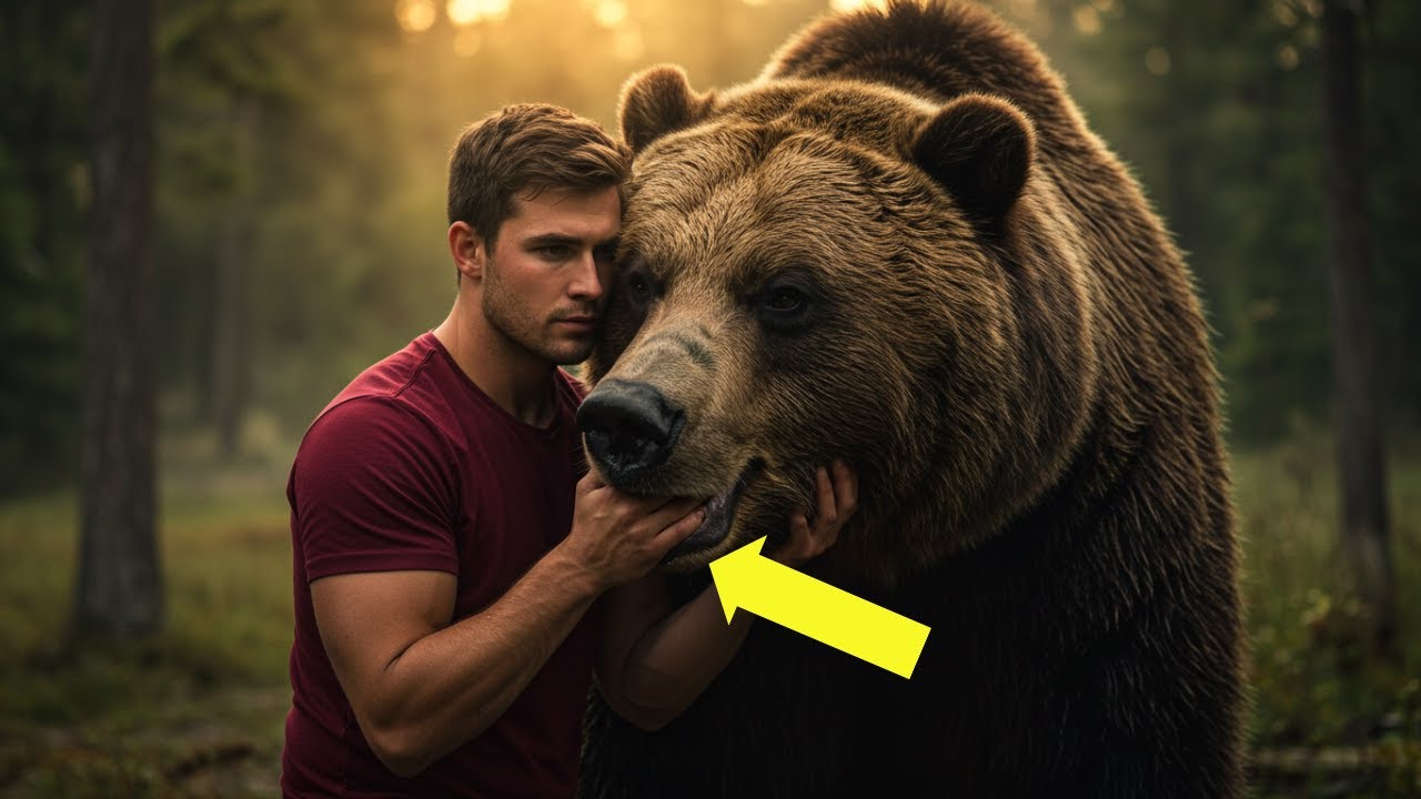 A Tearful Mother Bear Leads a Man to Her Dying Cub – What He Sees is Shocking!