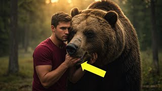 A Tearful Mother Bear Leads a Man to Her Dying Cub – What He Sees is Shocking!
