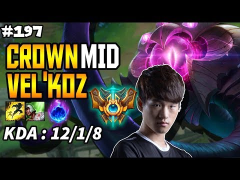 SSG Crown Velkoz vs Azir MID - Korea Challenger Season 8