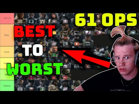 The *BEST OPERATORS* In High Calibre Rainbow Six Siege (ALL 61 OPS)
